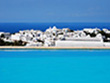 The swimming pool of the Solaris hotel in Folegandros island, Cyclades, Greece