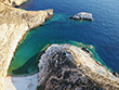 The Livadi beach in Folegandros, Cyclades, Greece