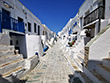 An Alley in Chora vilage, Folegandros, Cyclades, Greece