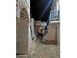 Eevening in an alley of Chora tis Folegandros, Folegandros, Cyclades, Greece
