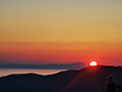 A beuatiful sunset over the Panagia Folegandros, Cyclades, Greece